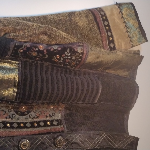 Robin Clayton Designs Int. Vintage patchwork jacket sz S-M - Picture 6 of 16